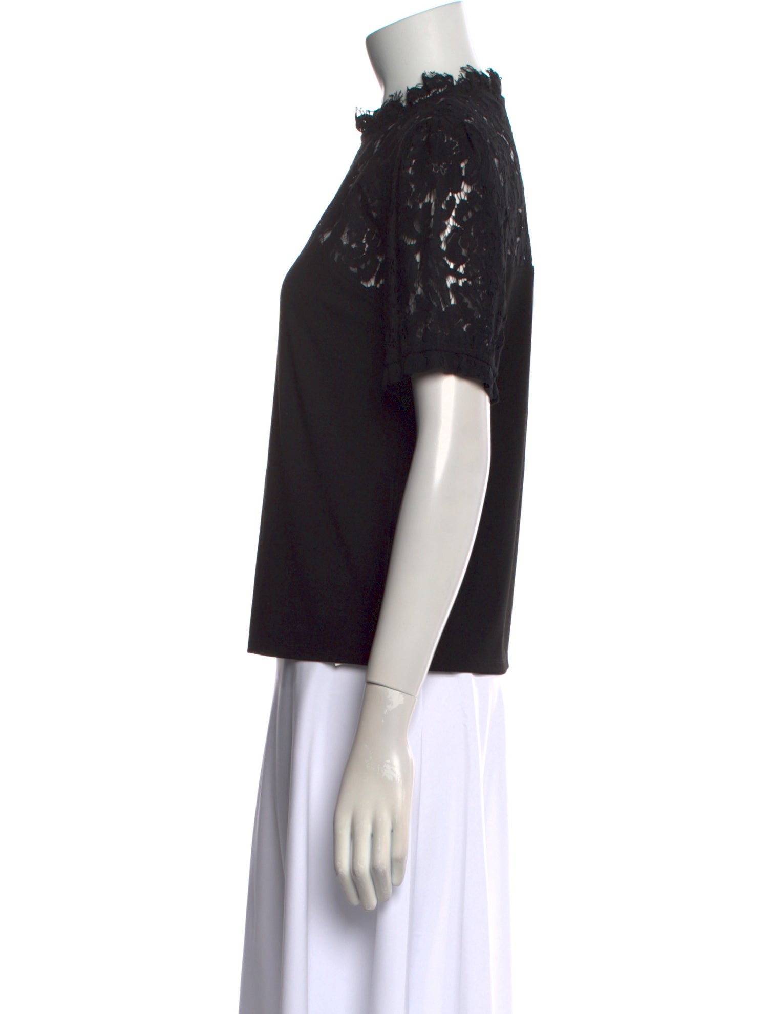 Generation Love Mock Neck Short Sleeve Top