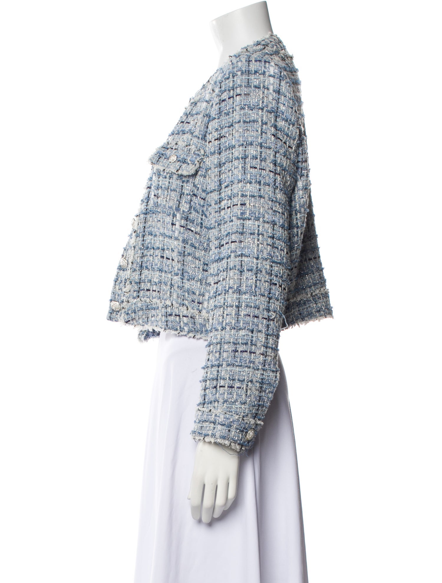 Generation Love Tweed Pattern Evening Jacket