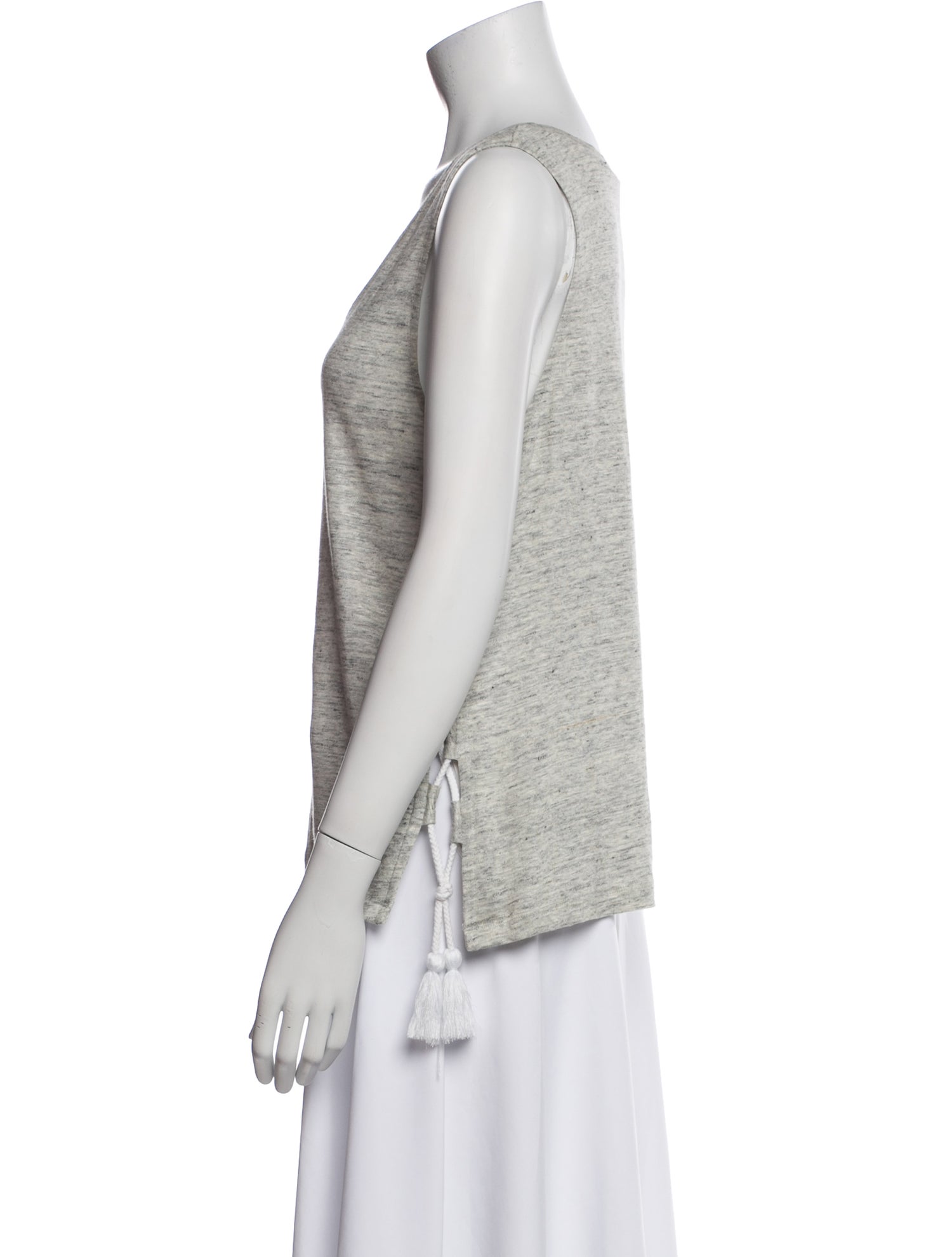 Generation Love Linen Scoop Neck Top