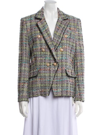 Generation Love Tweed Pattern Blazer