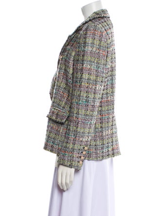 Generation Love Tweed Pattern Blazer