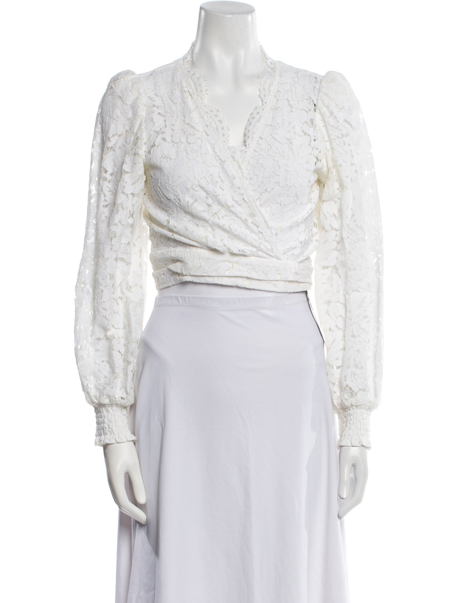 Generation Love V-Neck Long Sleeve Crop Top