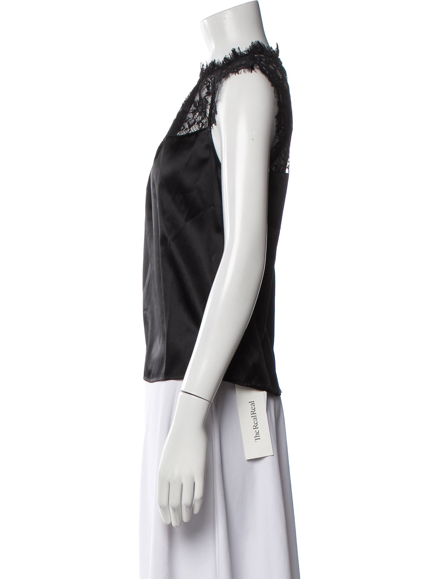 Generation Love Silk Mock Neck Blouse