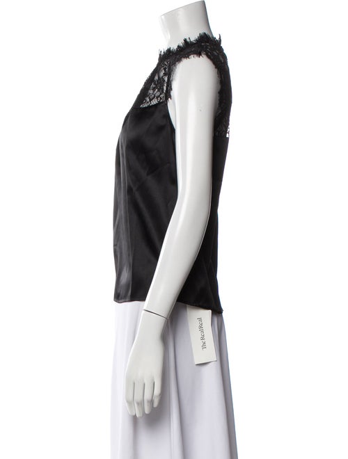 Generation Love Silk Mock Neck Blouse