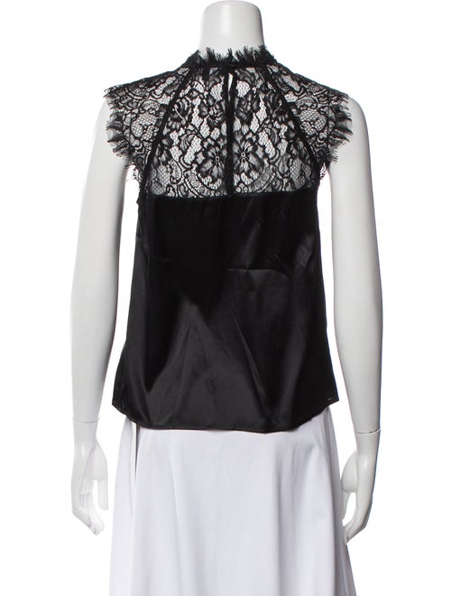 Generation Love Silk Mock Neck Blouse