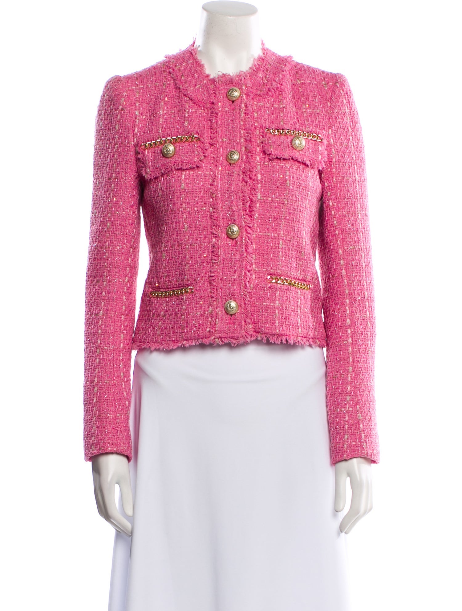 Generation Love Tweed Pattern Evening Jacket
