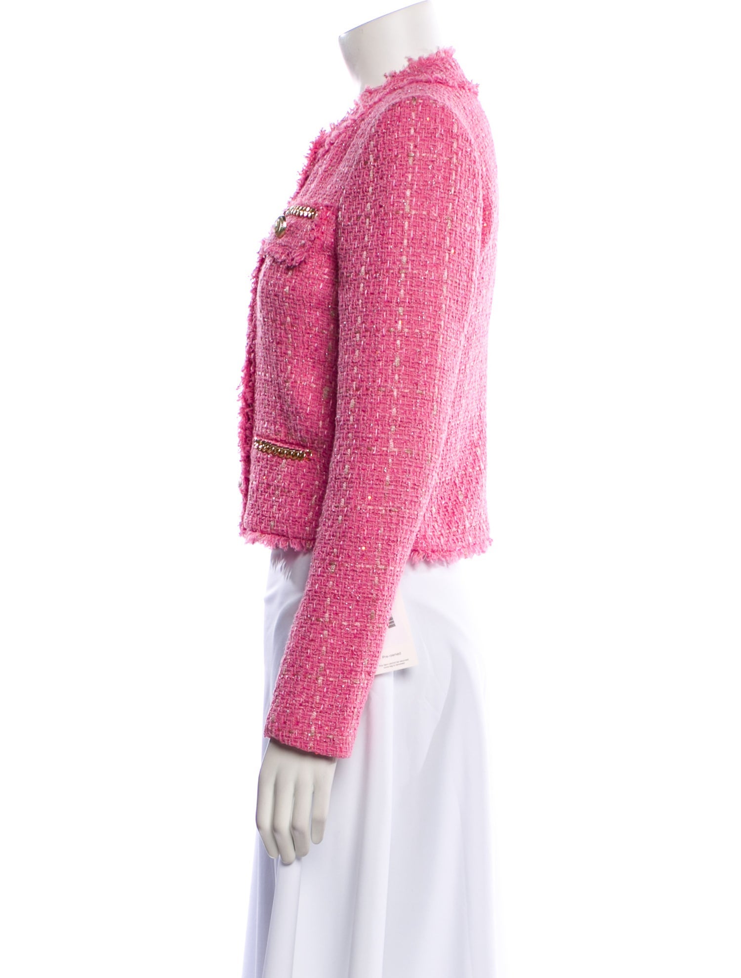 Generation Love Tweed Pattern Evening Jacket