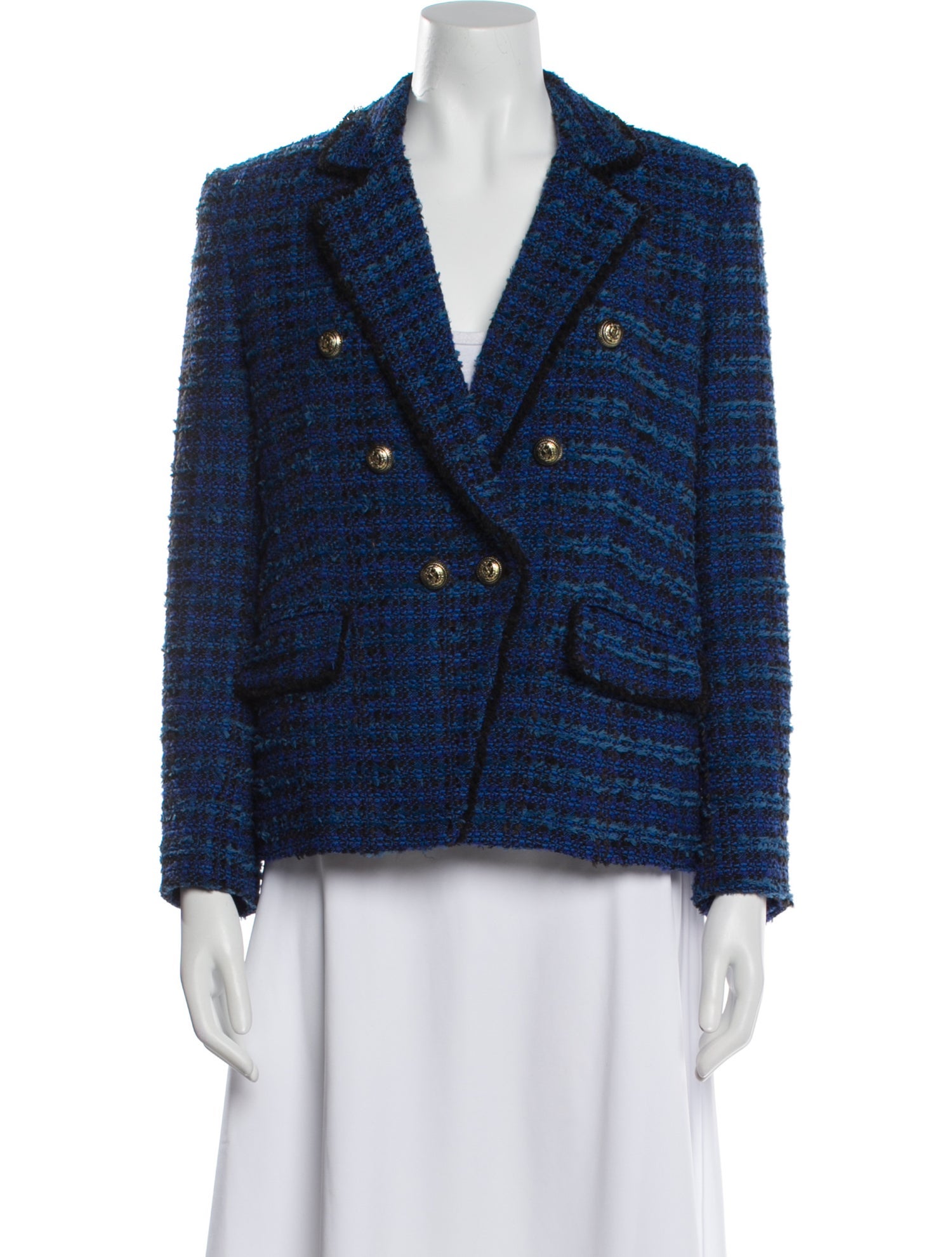 Generation Love Tweed Pattern Blazer