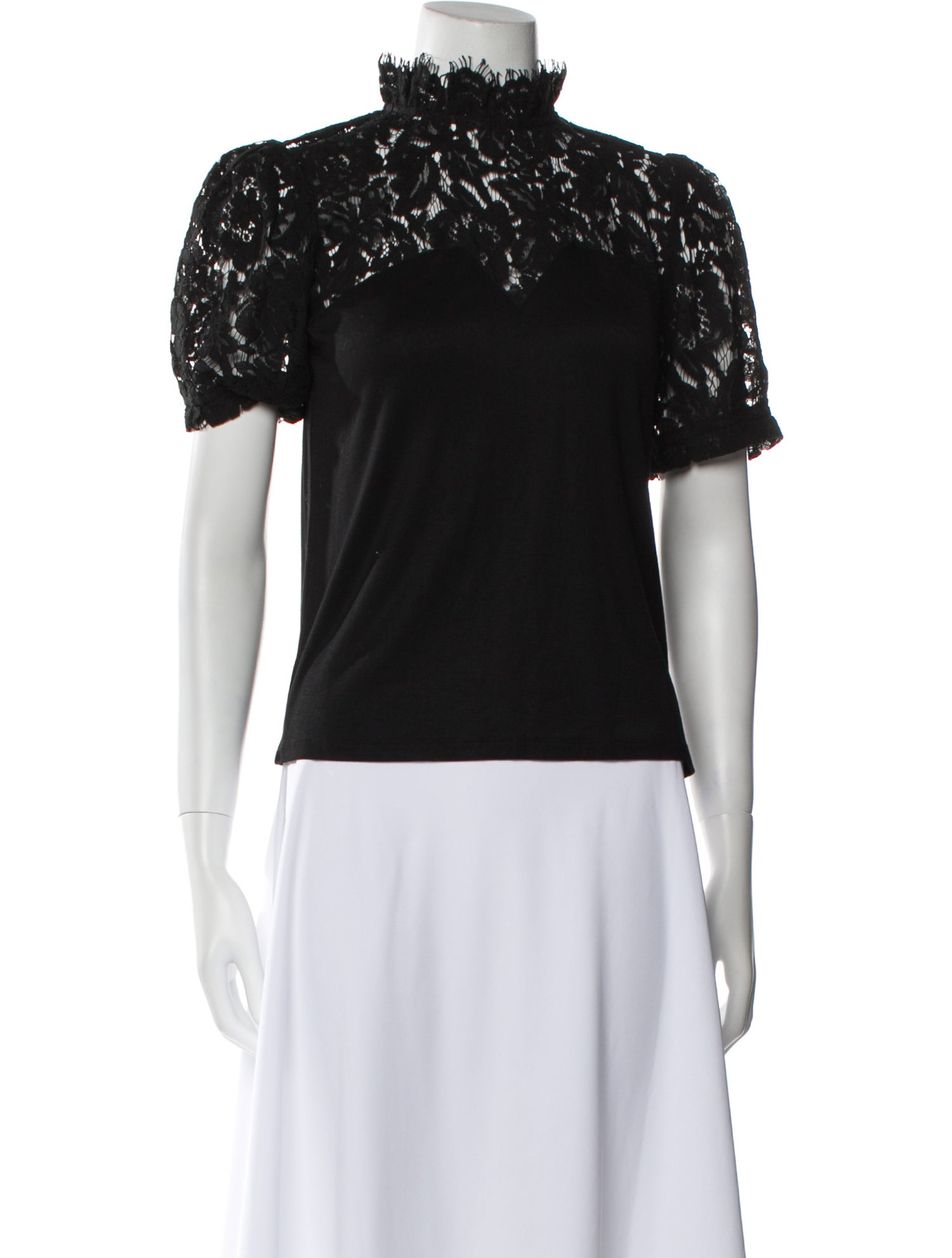 Generation Love Mock Neck Short Sleeve Top