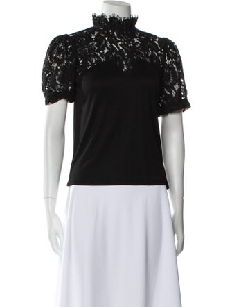 Generation Love Mock Neck Short Sleeve Top