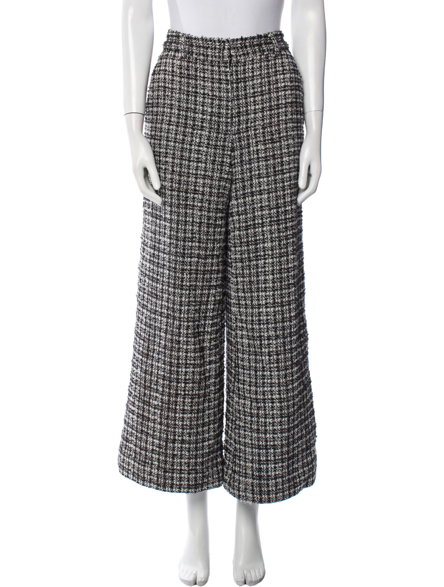 Generation Love Plaid Print Wide Leg Pants