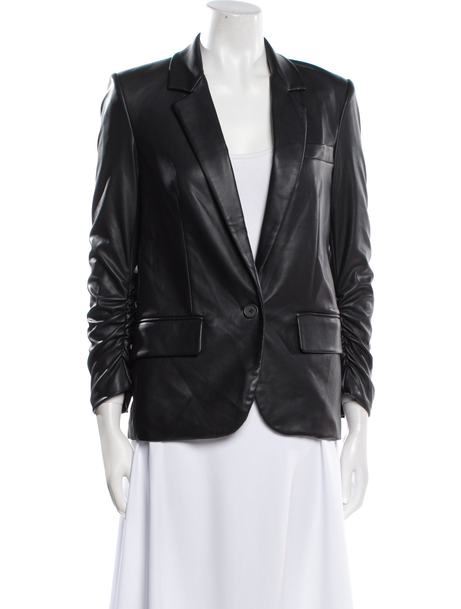 Generation Love Faux Leather Blazer