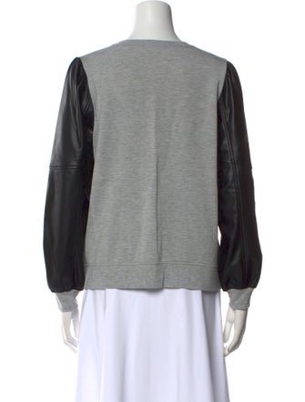 Generation Love Colorblock Pattern Crew Neck Sweatshirt