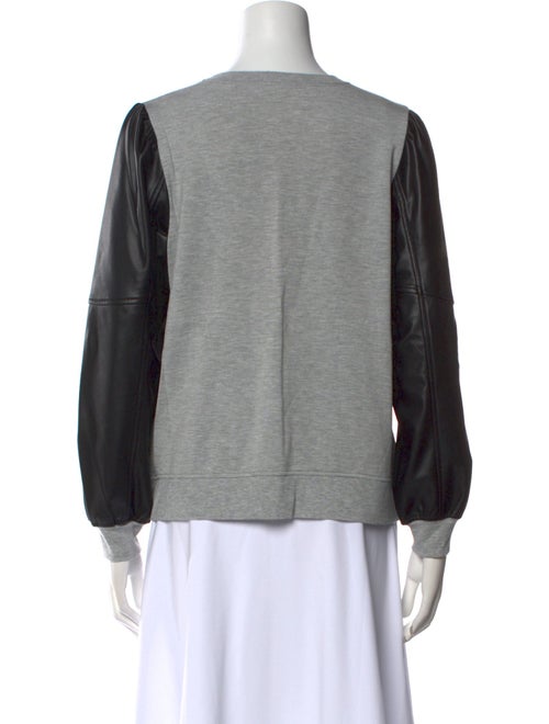 Generation Love Colorblock Pattern Crew Neck Sweatshirt