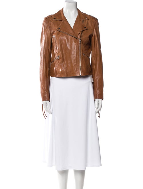 Generation Love Lamb Leather Biker Jacket