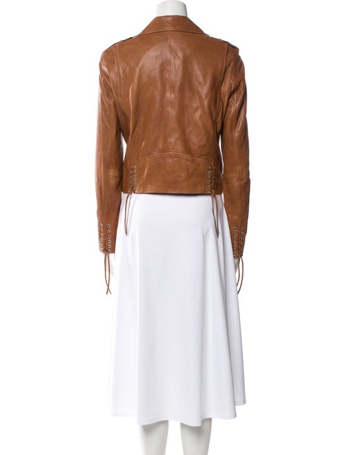 Generation Love Lamb Leather Biker Jacket