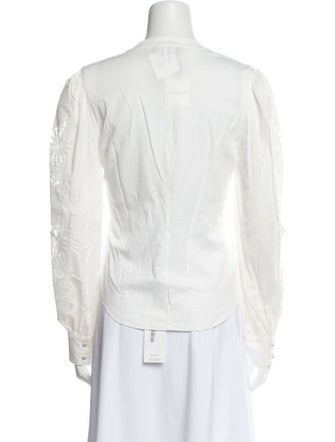 Generation Love Crew Neck Long Sleeve Button-Up Top