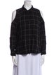 Generation Love Plaid Print Long Sleeve Button-Up Top