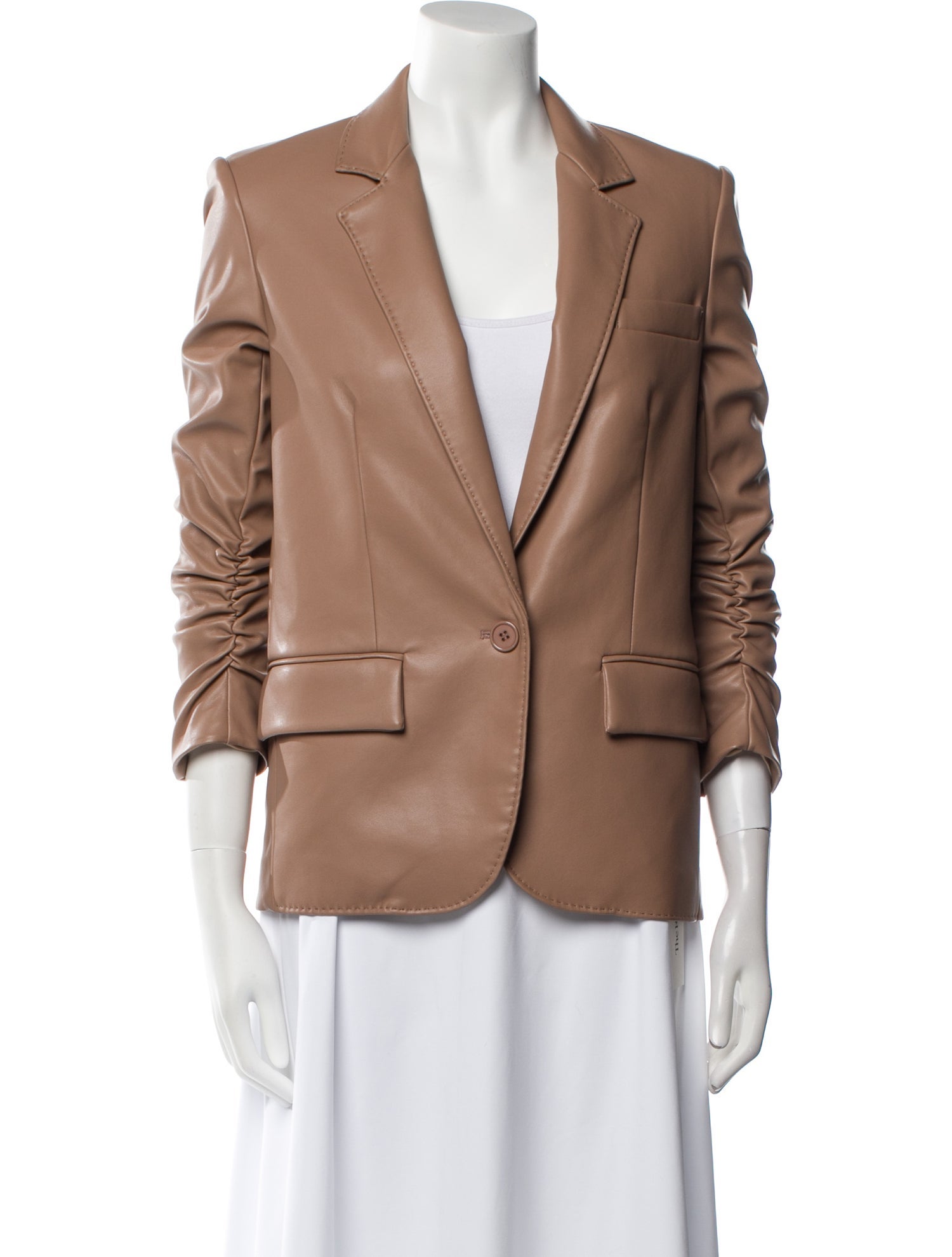 Generation Love Faux Leather Blazer