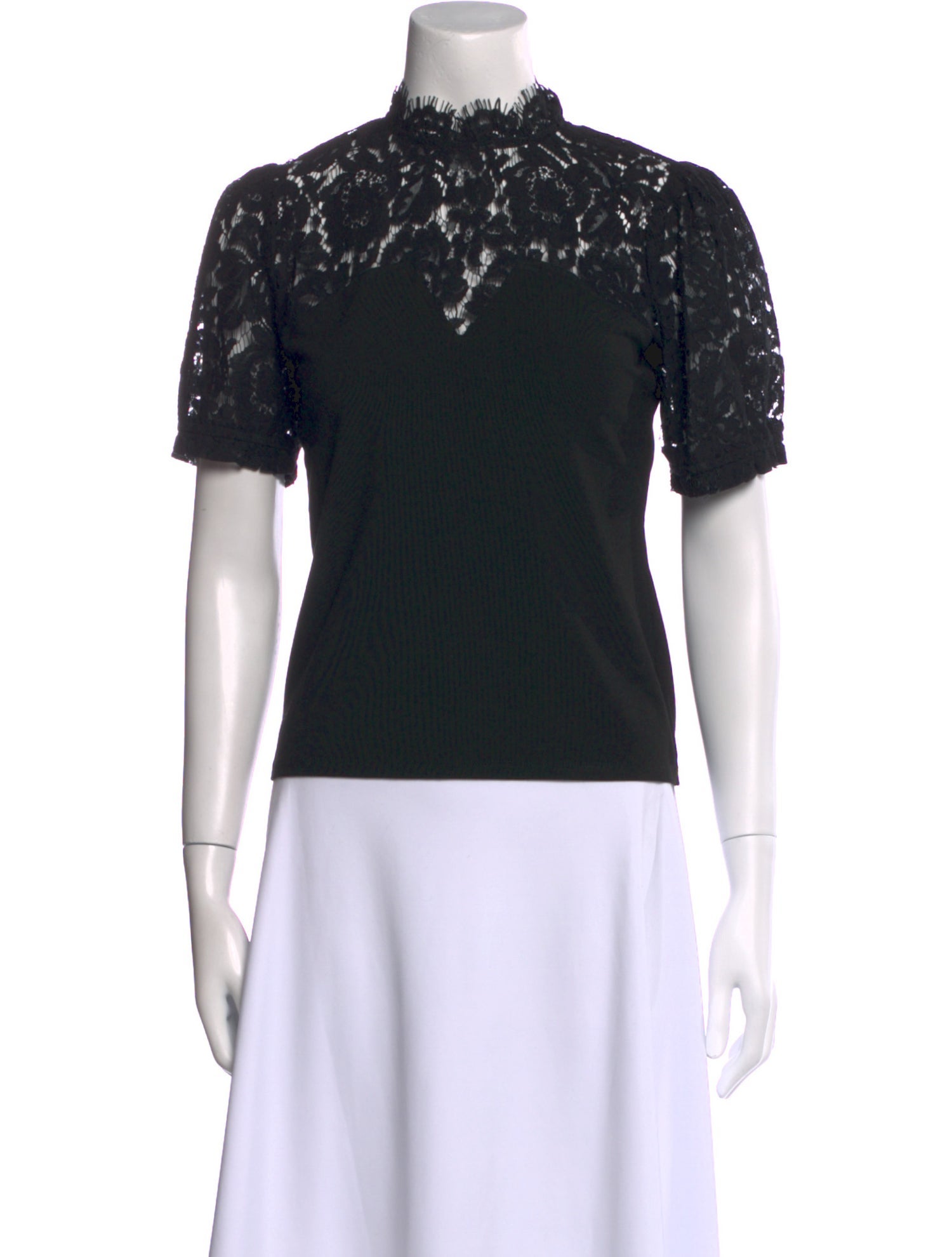 Generation Love Mock Neck Short Sleeve Top