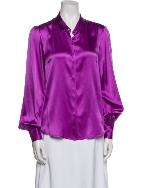 Generation Love Silk V-Neck Blouse