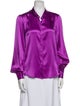 Generation Love Silk V-Neck Blouse