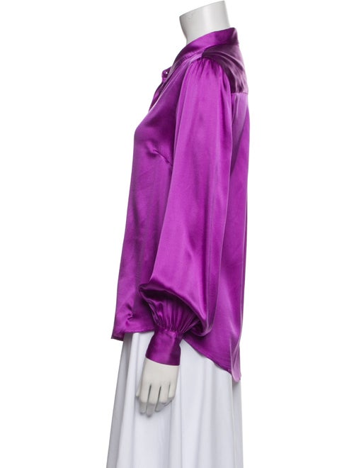 Generation Love Silk V-Neck Blouse