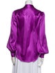 Generation Love Silk V-Neck Blouse