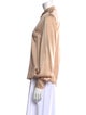 Generation Love Silk Long Sleeve Button-Up Top