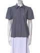 Generation Love Striped Short Sleeve Button-Up Top