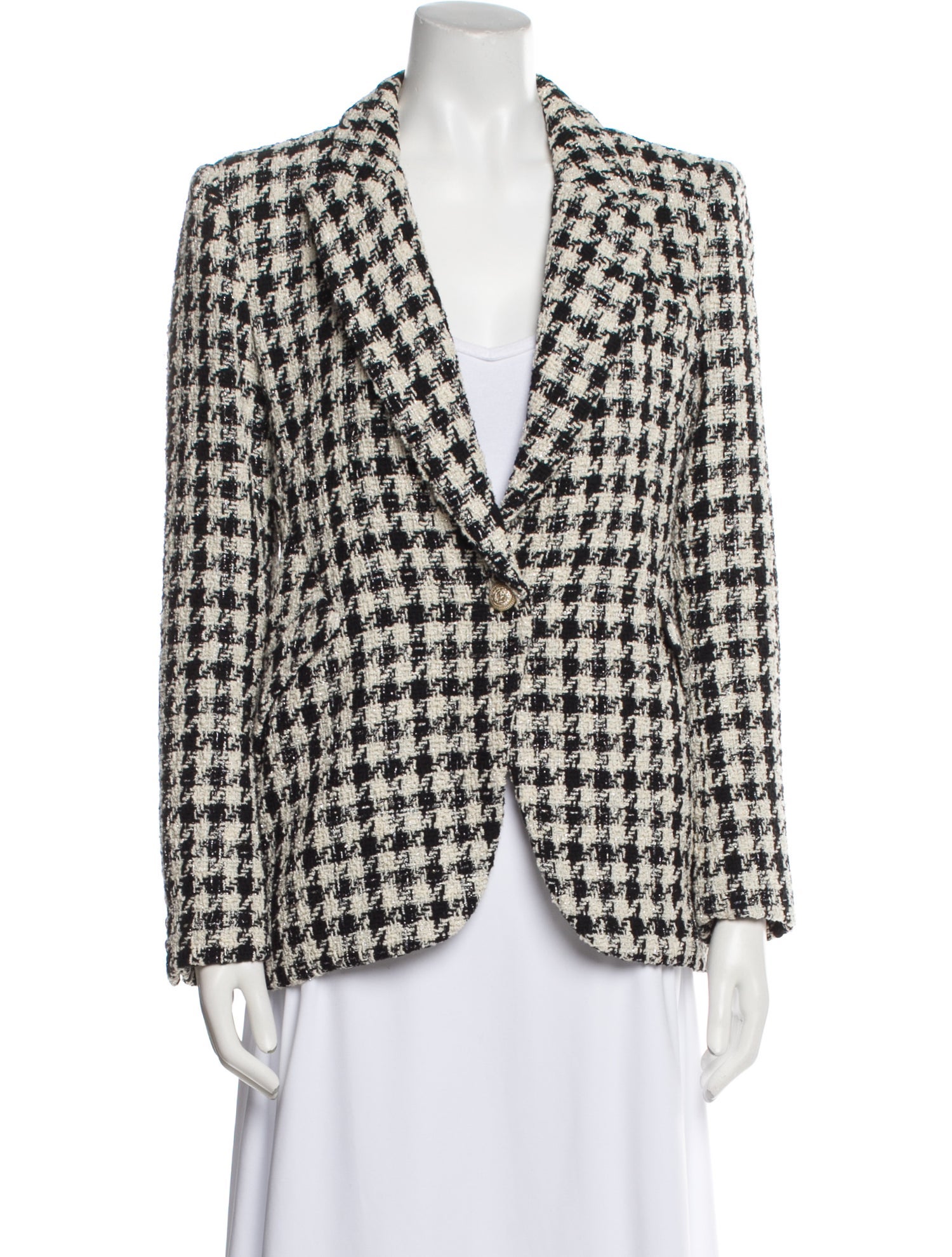 Generation Love Plaid Print Blazer