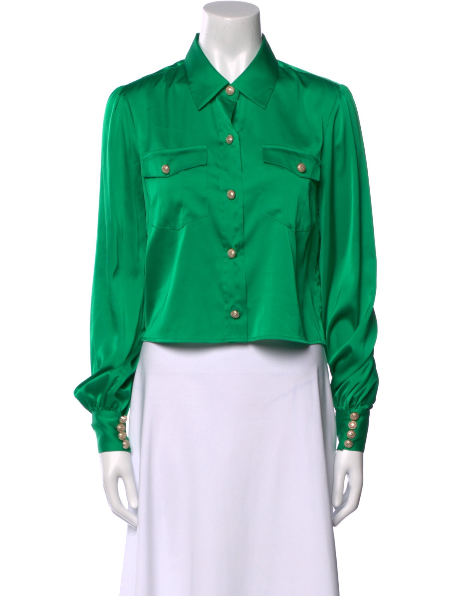 Generation Love Long Sleeve Button-Up Top