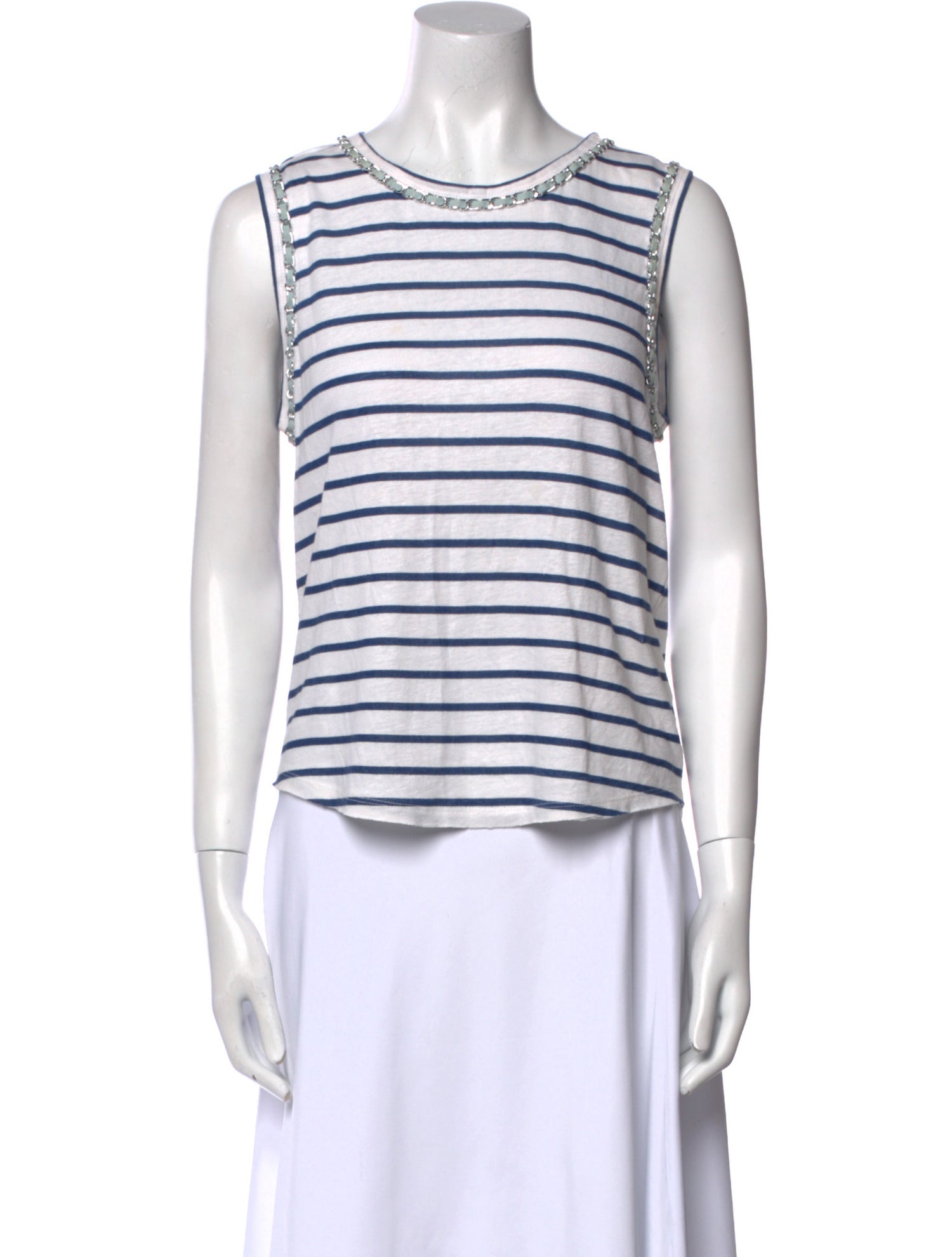 Generation Love Striped Scoop Neck Top