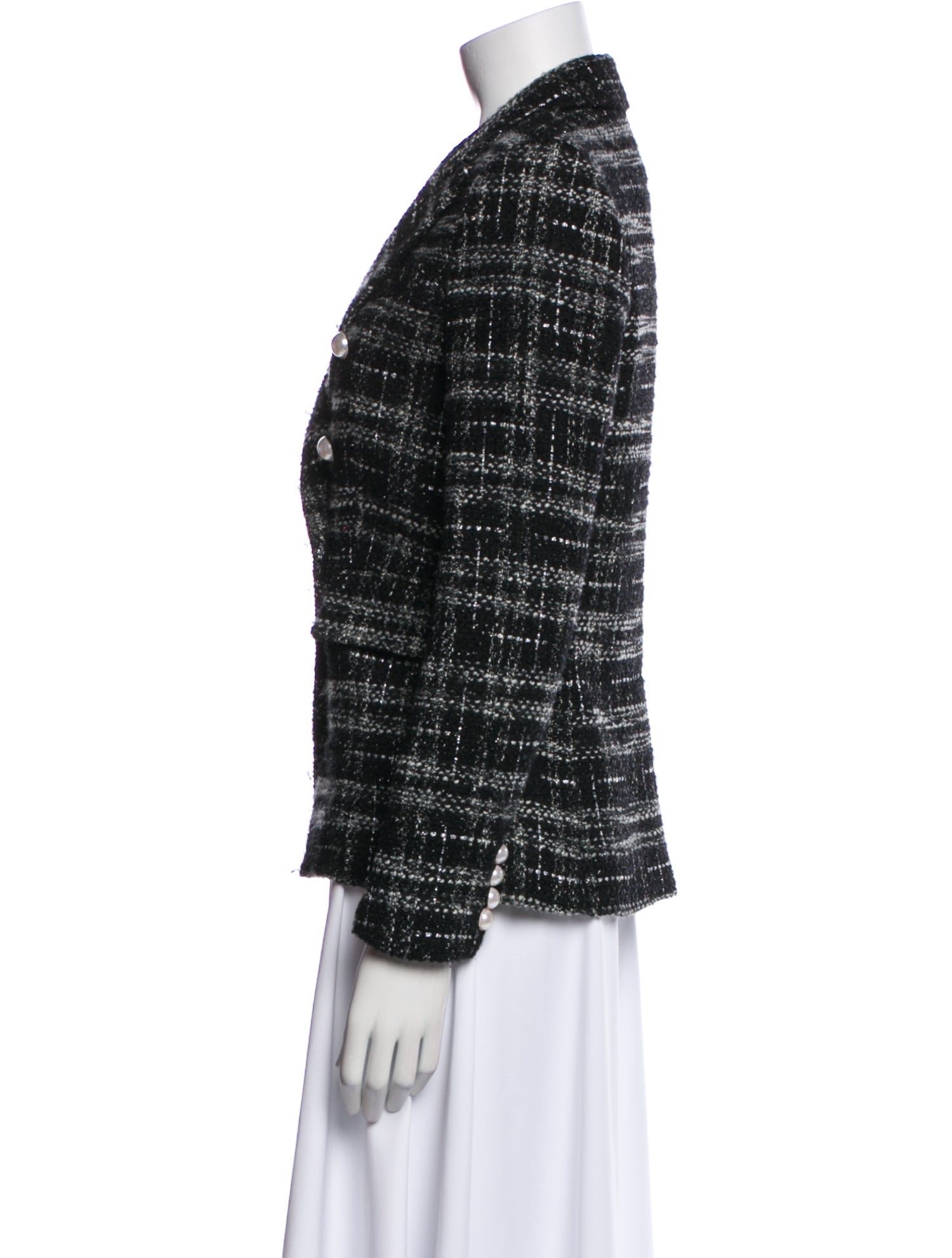 Generation Love Plaid Print Blazer