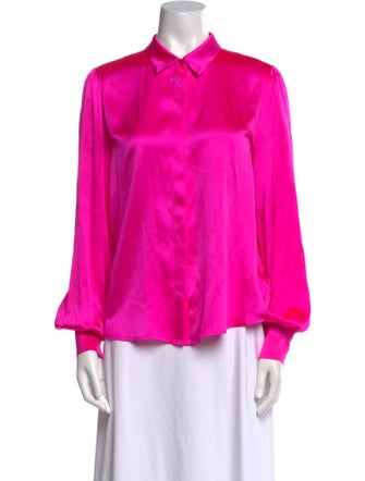 Generation Love Silk Long Sleeve Blouse