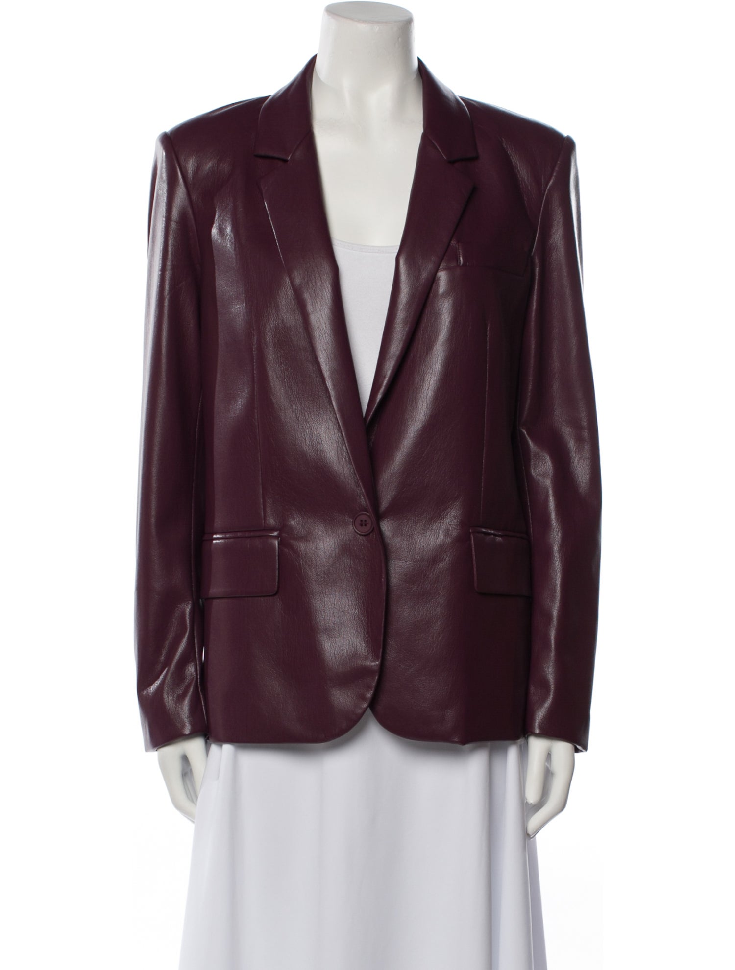 Generation Love Faux Leather Blazer