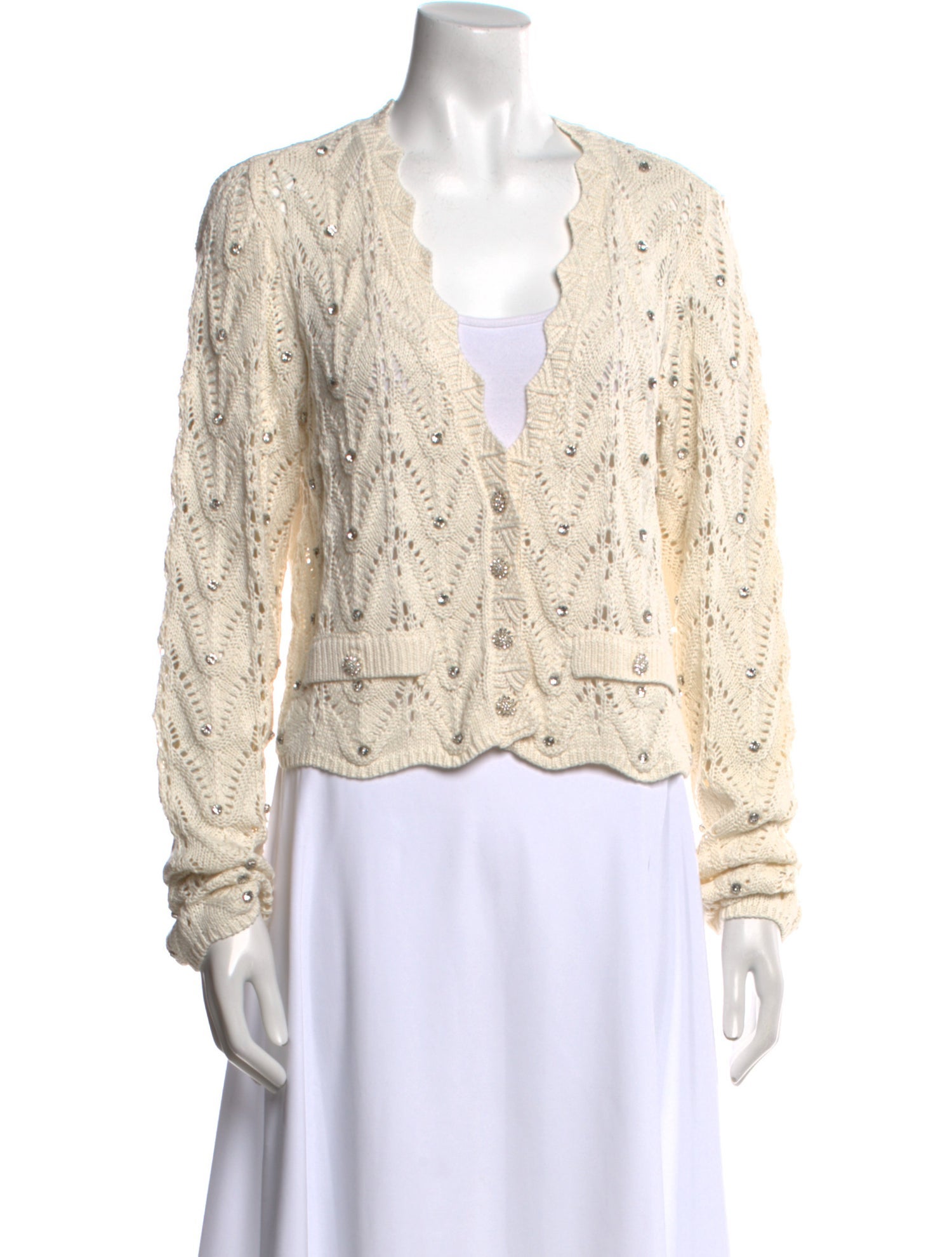 Generation Love Patterned V-Neck Sweater