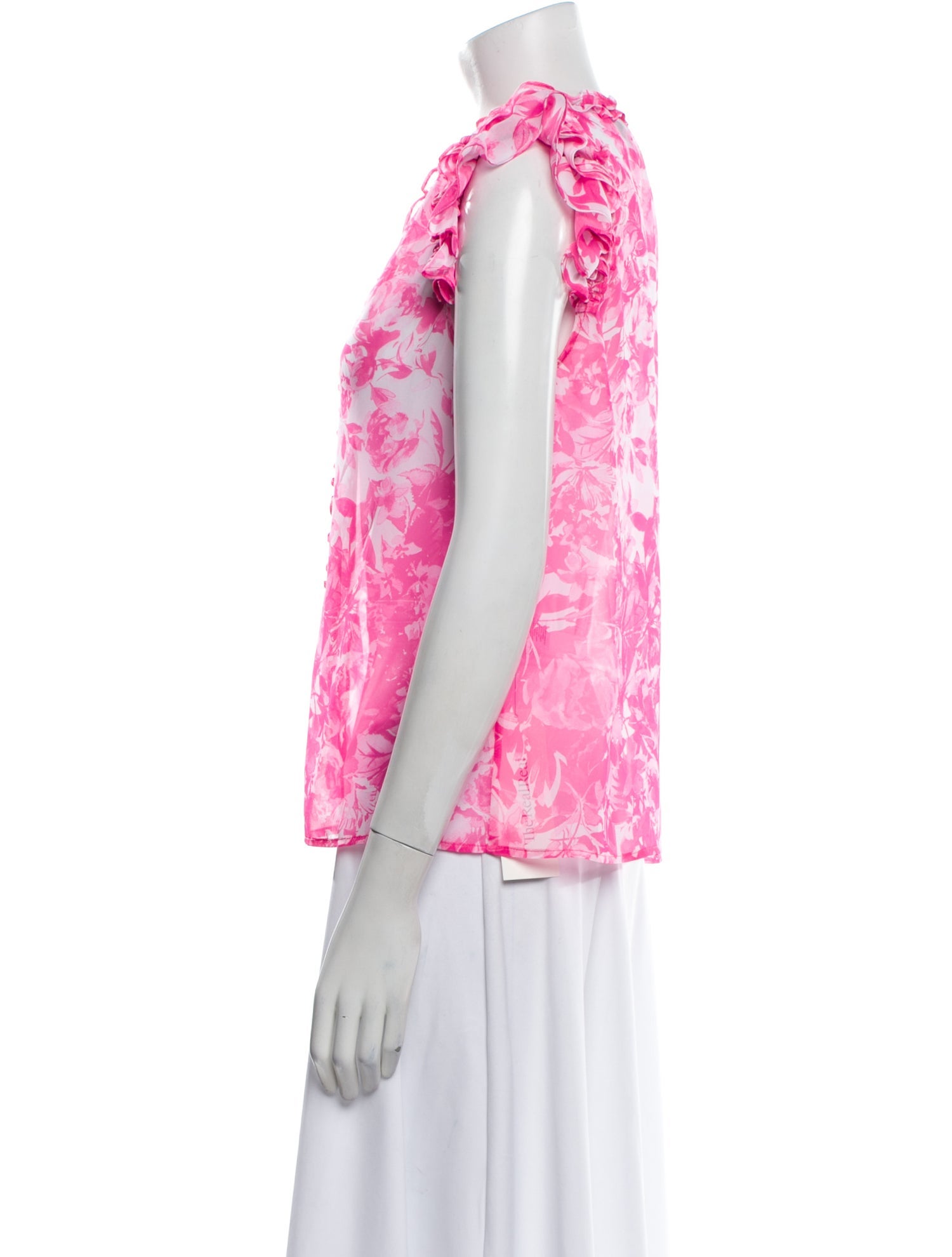 Generation Love Floral Print V-Neck Blouse