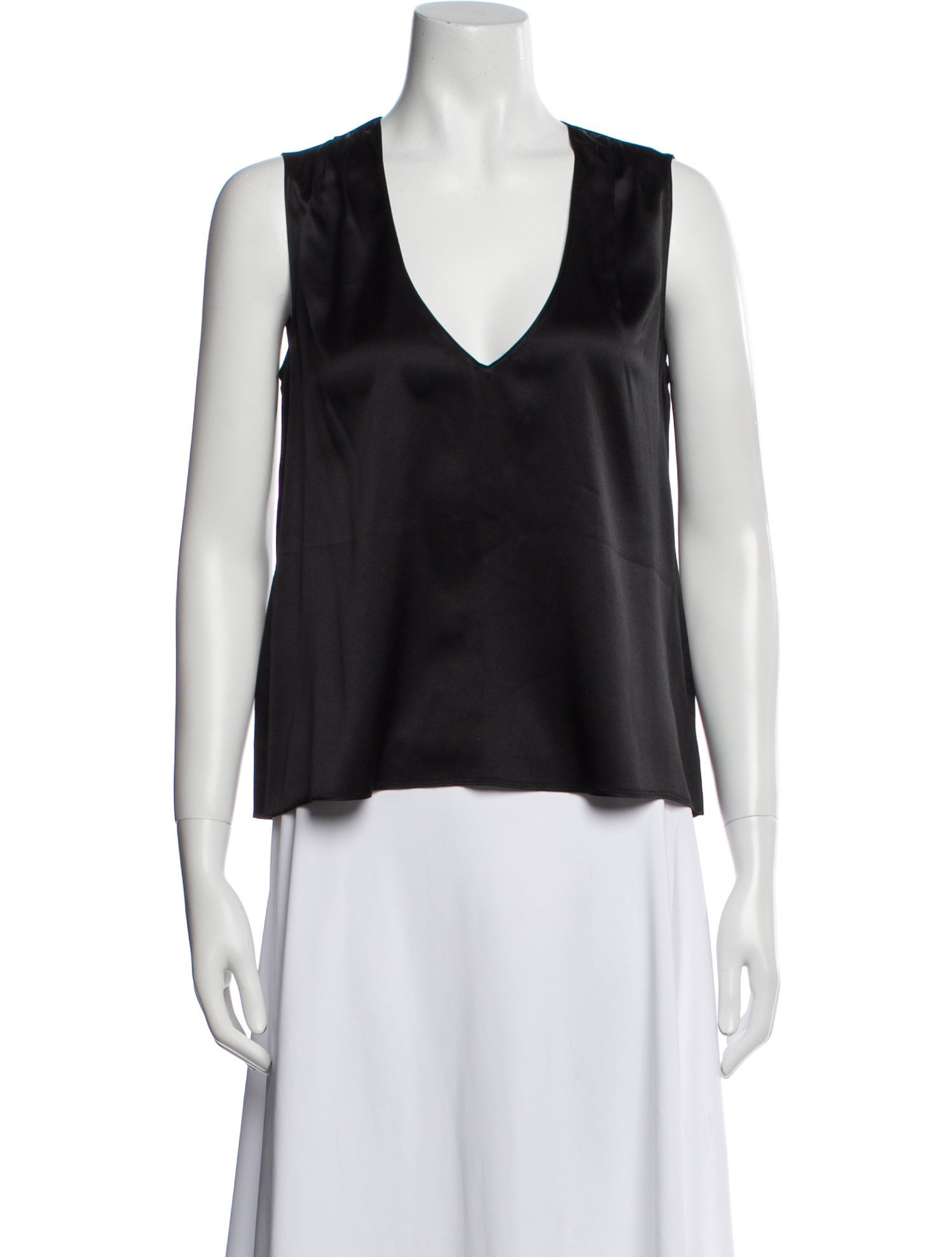 Generation Love Silk V-Neck Top