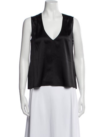 Generation Love Silk V-Neck Top