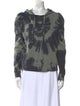Generation Love Tie-Dye Print Cowl Neck Sweatshirt