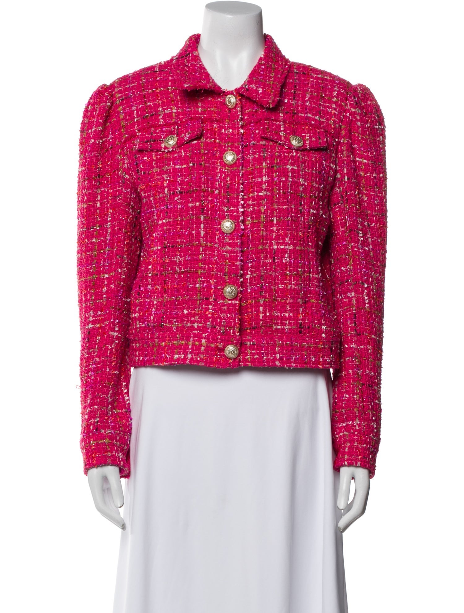 Generation Love Tweed Pattern Evening Jacket