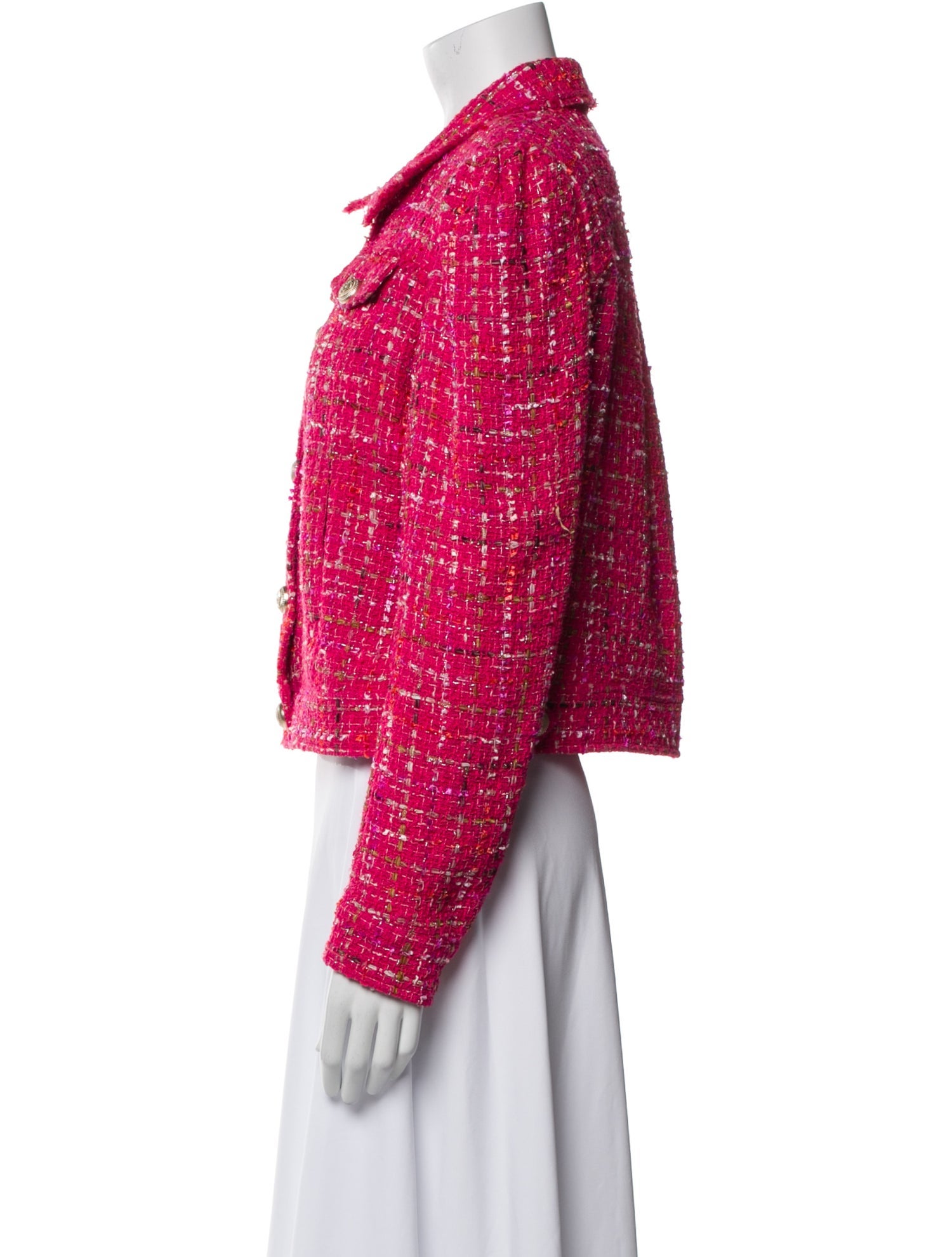 Generation Love Tweed Pattern Evening Jacket