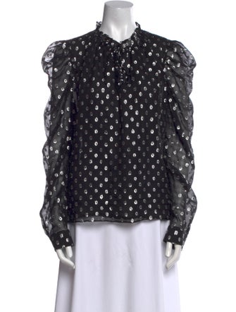 Generation Love Silk Floral Print Blouse