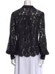 Generation Love Lace Pattern Long Sleeve Button-Up Top