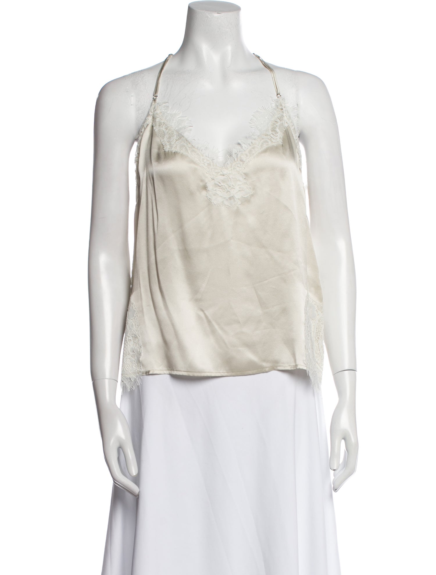 Generation Love Silk V-Neck Top