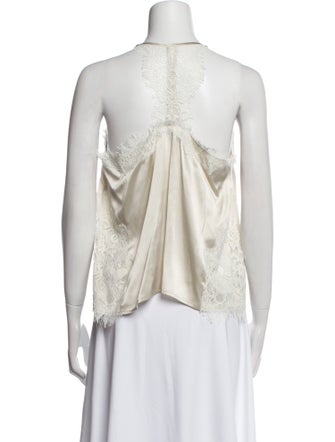 Generation Love Silk V-Neck Top