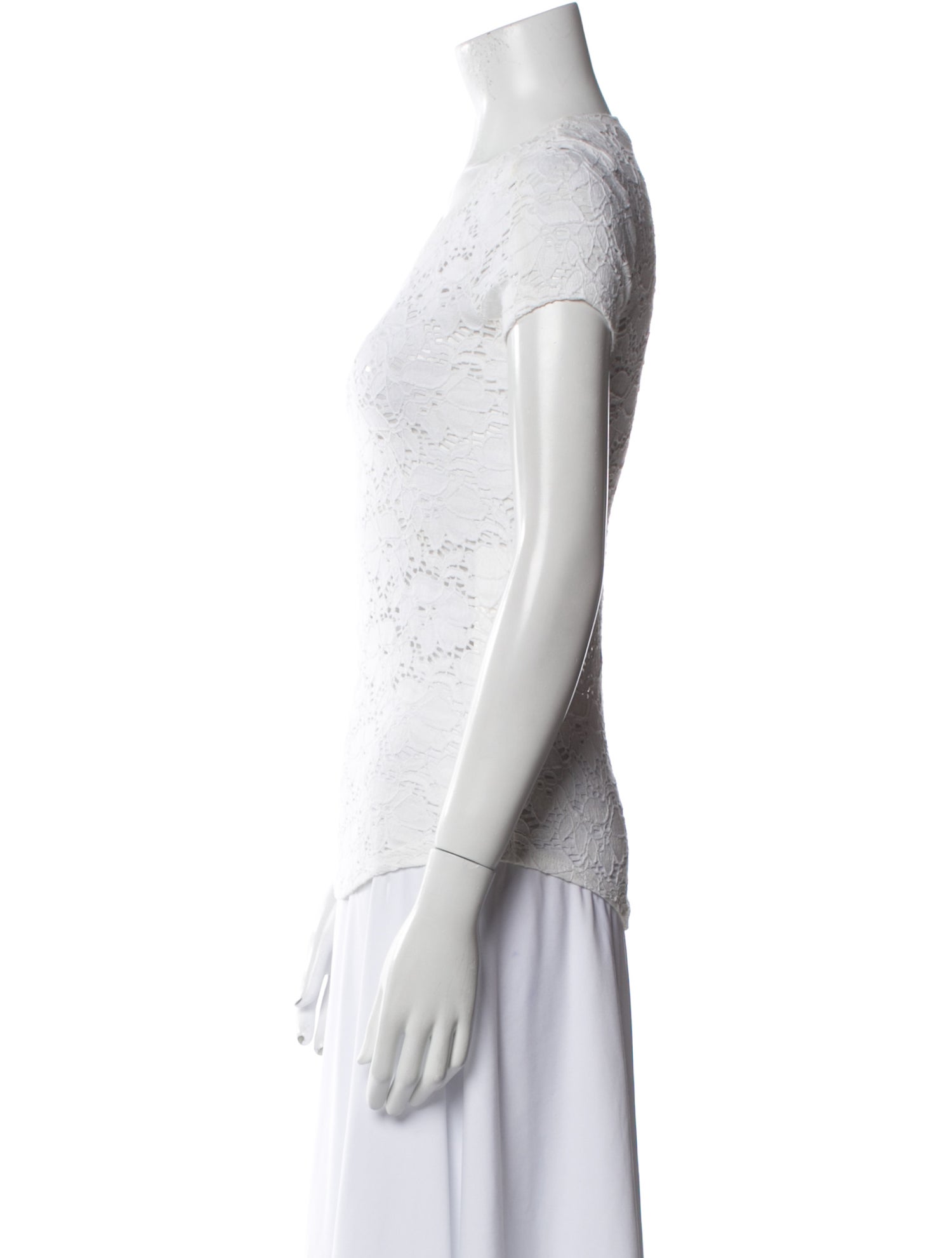 Generation Love Nylon Lace Pattern T-Shirt