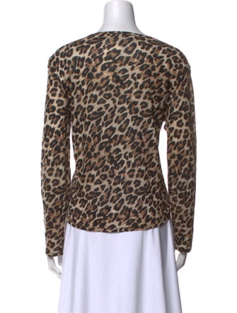 Generation Love Linen Animal Print Blouse