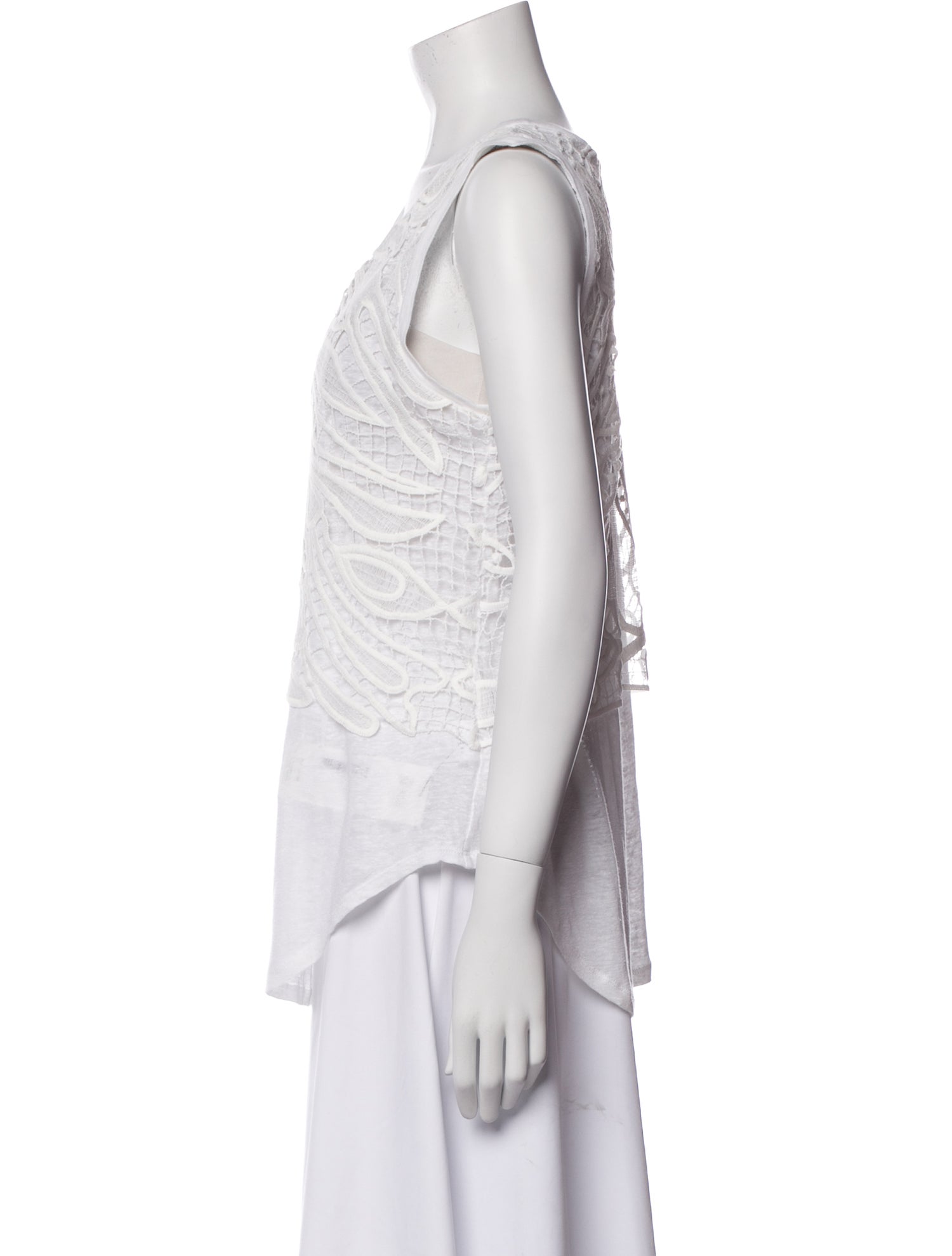 Generation Love Linen Scoop Neck Top